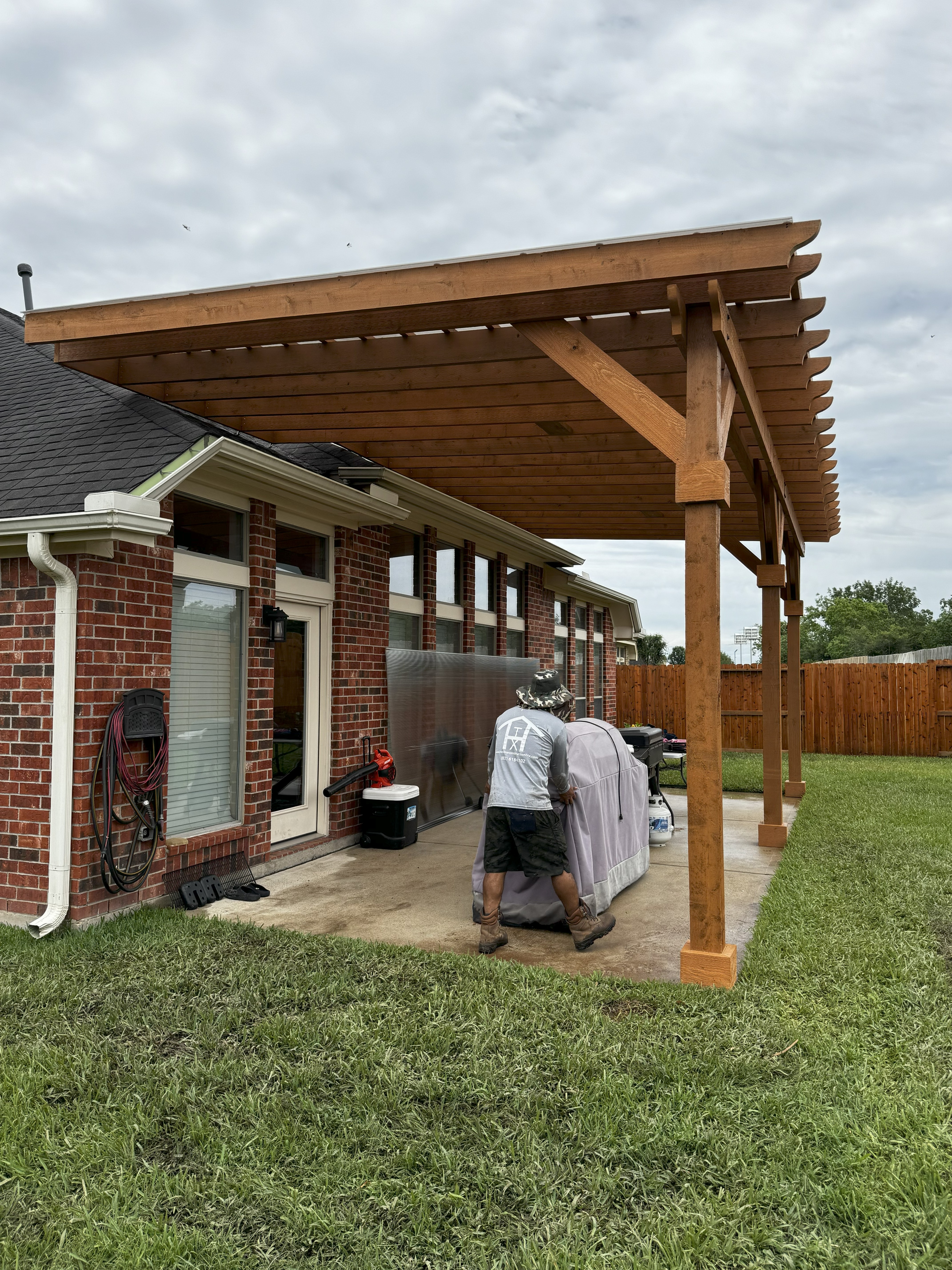Pergola Builder Houston — outdoor living contractor project in Houston