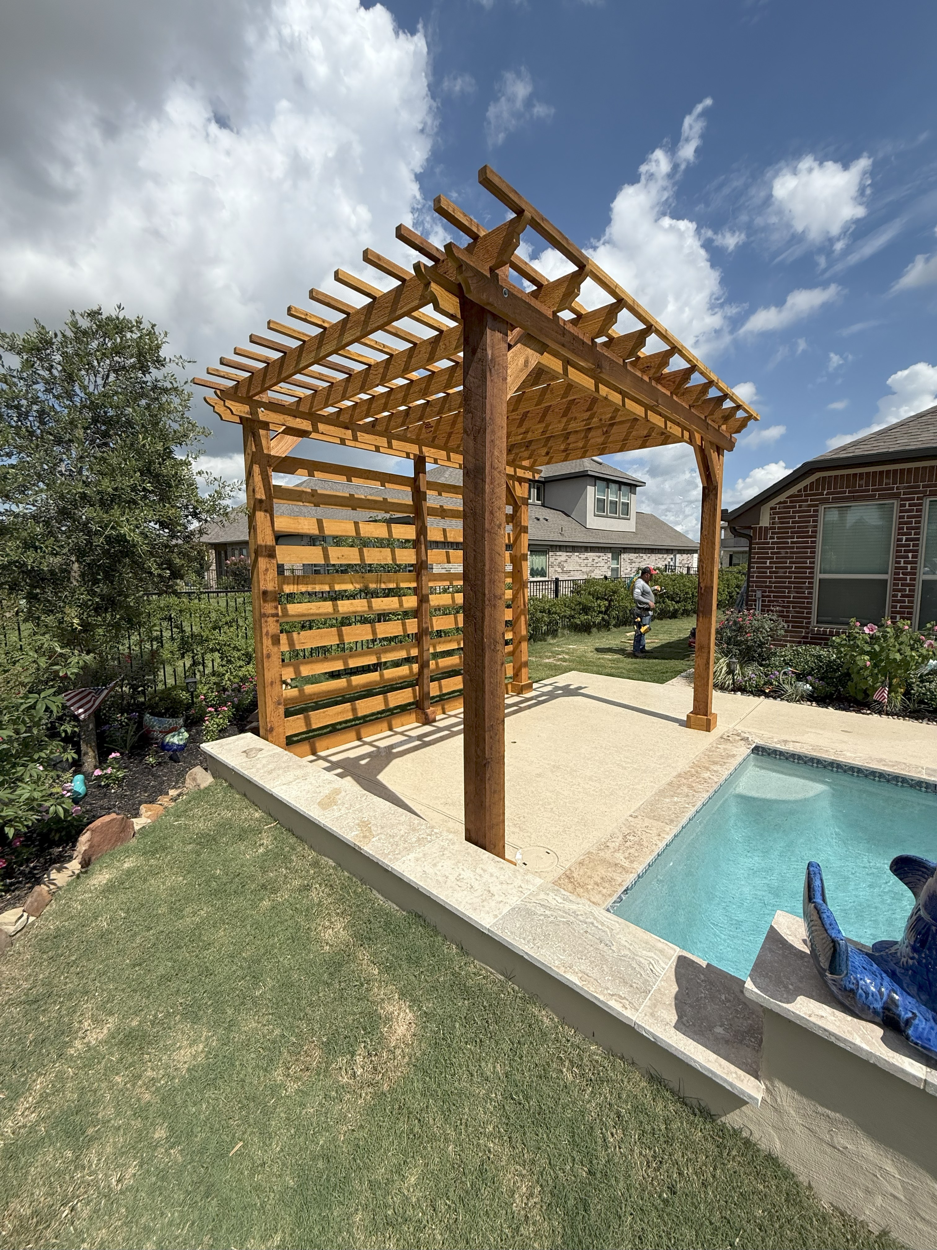 Pergola Builder Houston — outdoor living contractor project in Houston