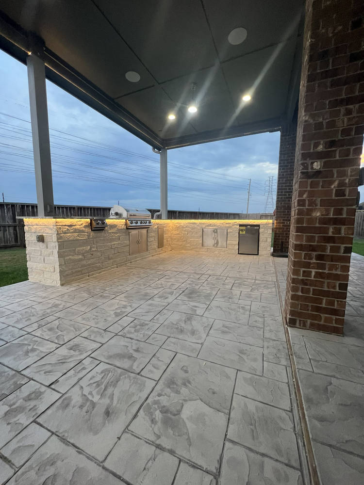 Outdoor kitchen project in Richmond, TX