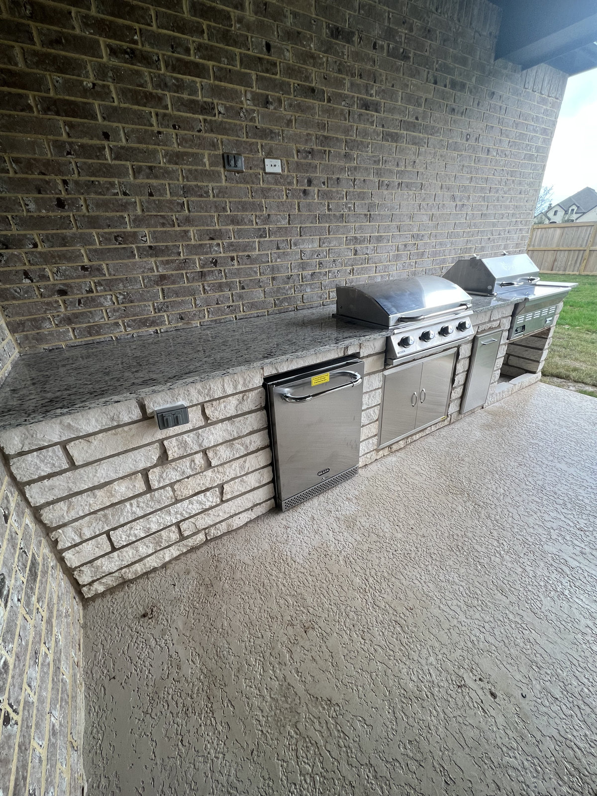 Outdoor kitchen project in Katy, TX
